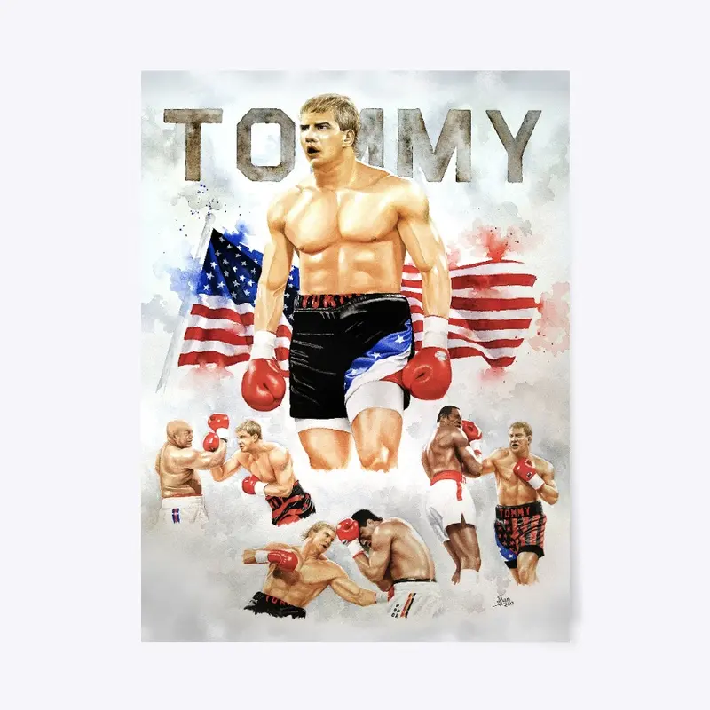 Tommy Watercolor Artwork Poster 18"x24"