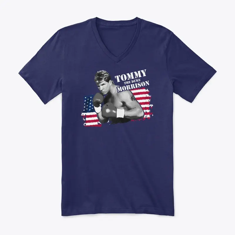 Tommy Flag Dark V-Neck Tshirt