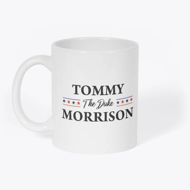 Tommy Morrison White Mug