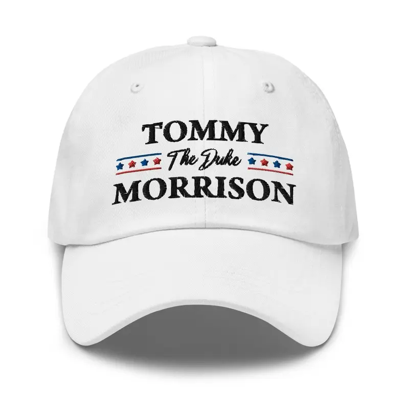 Tommy Morrison White Dad Hat