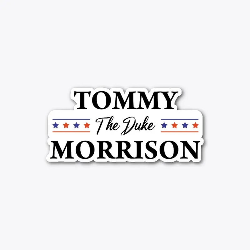 Tommy Morrison Sticker