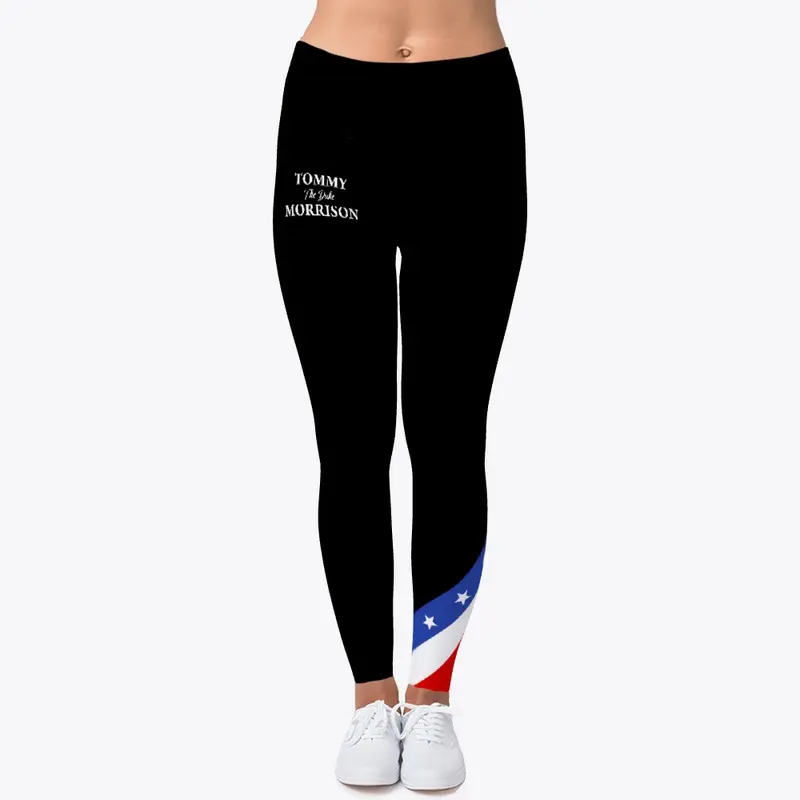 Tommy Morrison Black Leggings