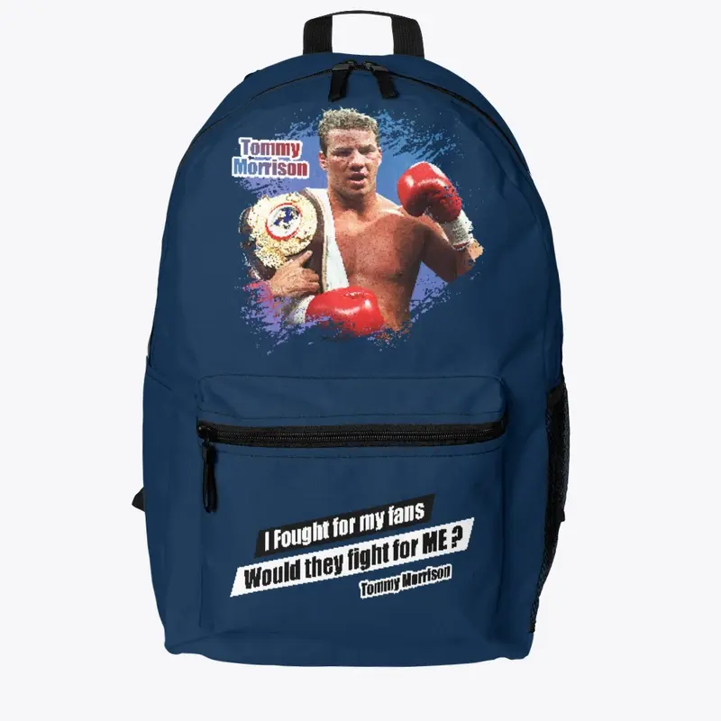 "I fought for my fans" Dark Backpack