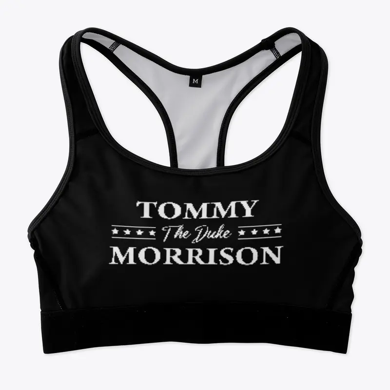 Tommy Morrison Sports Bra Dark