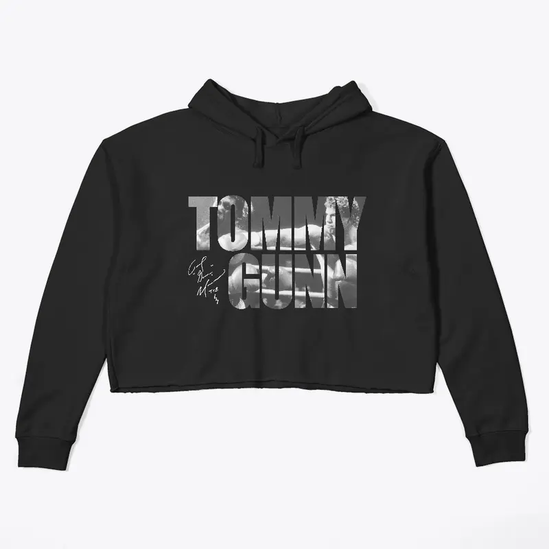 TOMMY GUNN Dark Crop Hoodie